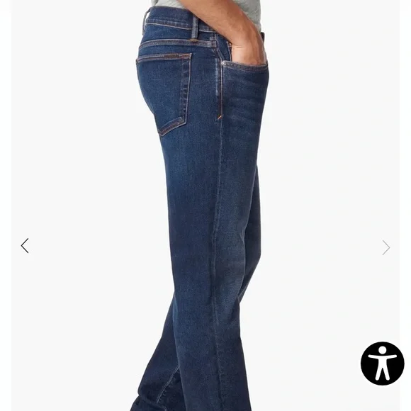 Joe’s Jeans the brixton, dark wash, Sz 38
